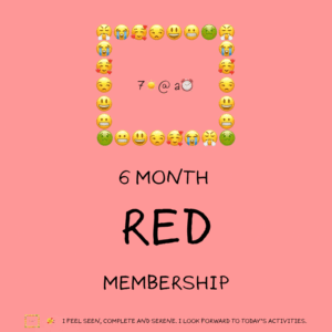 6 Month 7☀️@a⏰ Red Membership